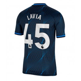 Chelsea Romeo Lavia #45 Borta Kläder 2023-24 Kortärmad